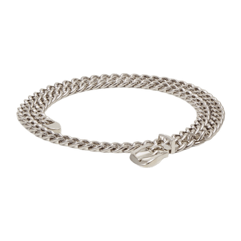 Silver waist belt