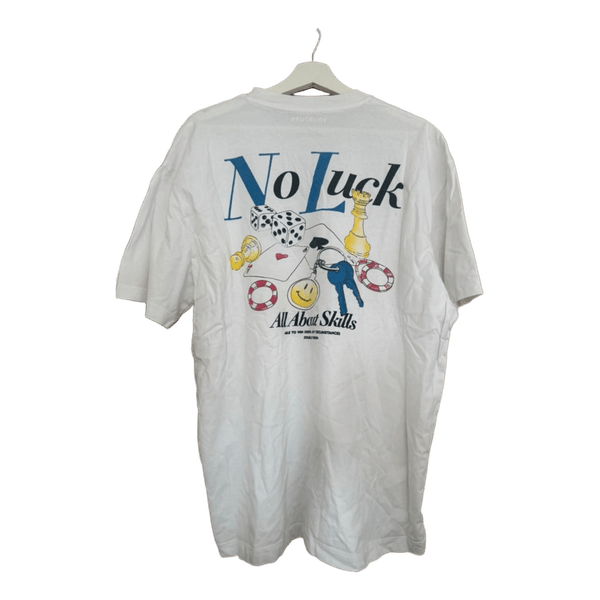 Hvid t-shirt med print