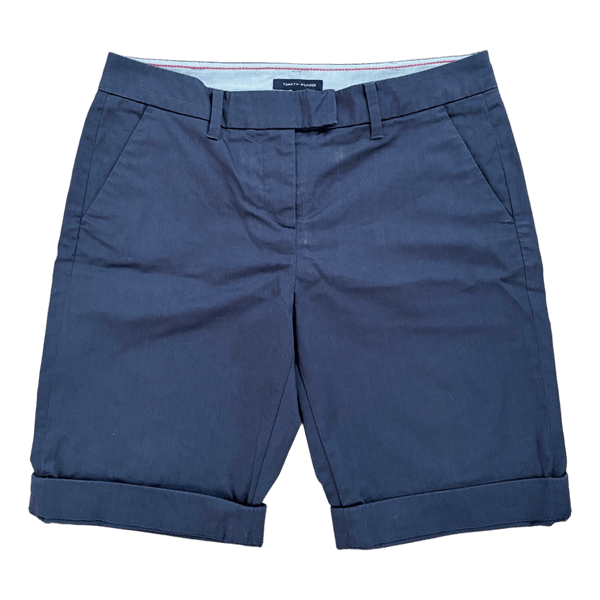 Tommy Hilfiger Low-Rise Chino Shorts Navy - Size US 4 (Fits EU 34)