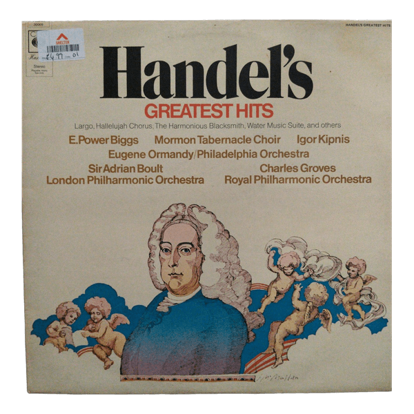 LP vinilinė plokštelė Handel Greatest Hits
