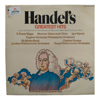 LP vinilinė plokštelė Handel Greatest Hits