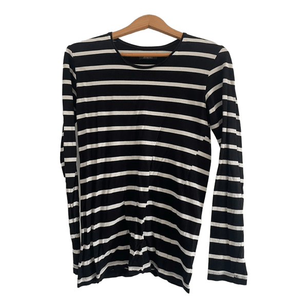 Zara stribet langærmet t-shirt