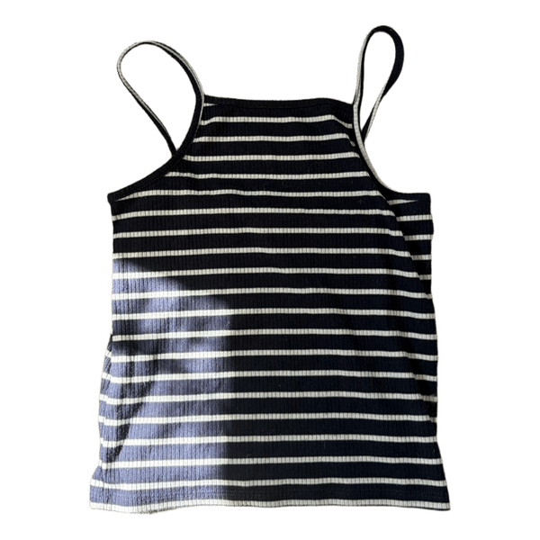 Stribet ribbet top
