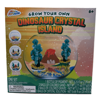 Dinosaur crystal island kit