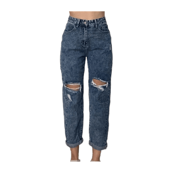 Siniset mom jeans / revitytfarkut – koko S / 36