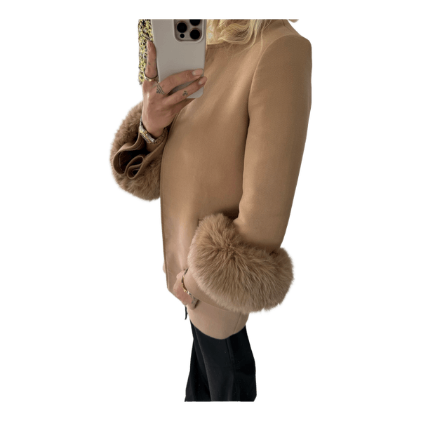 Beige Meotine frakke