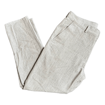 Light grey tailored trousers