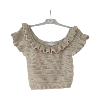 Beige röyhelöneule toppi