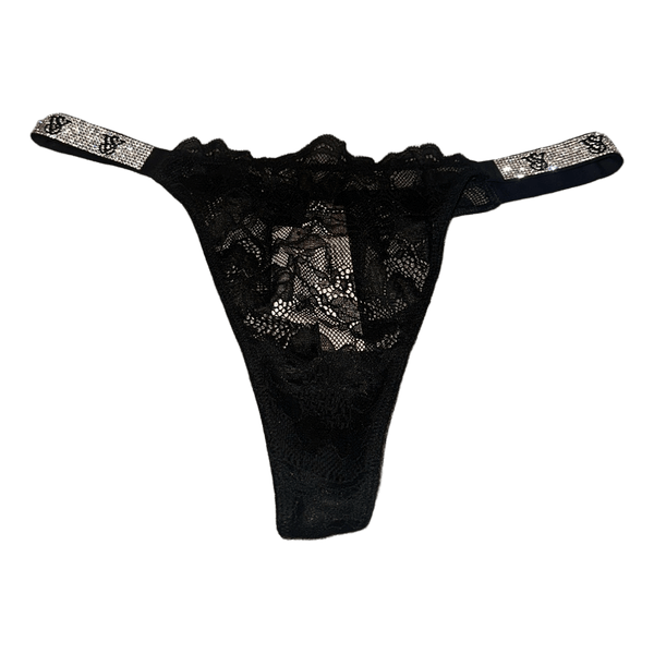 Victoria's Secret black lace thong