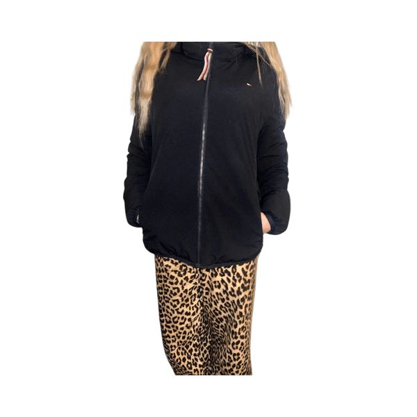 Black puffer jacket