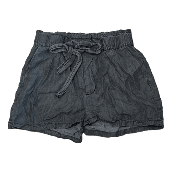Grey denim shorts