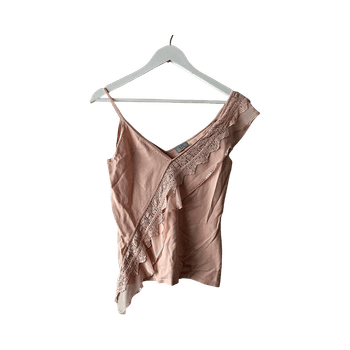 Vaaleanpunainen toppi