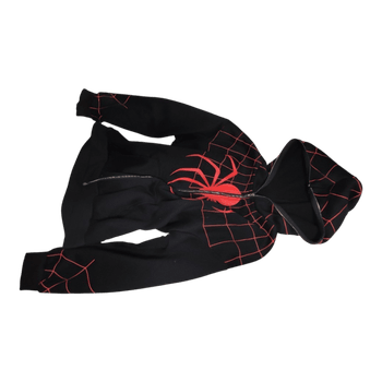 Black spider web hoodie