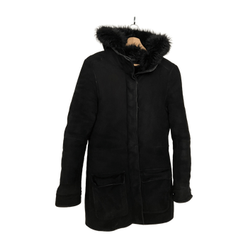 Joseph lambskin parka coat