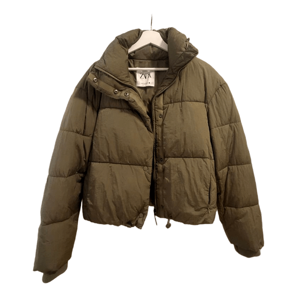 Vihreä Zara toppatakki, koko XS