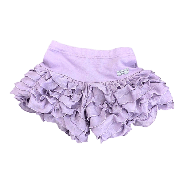 Anna Sui, Lilac ruffled baby shorts-skirts