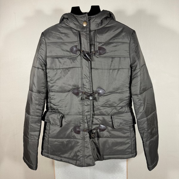 Thomas Burberry by Burberry Dunjacka / Dam–M- Olivgrå - Duffelknäppning