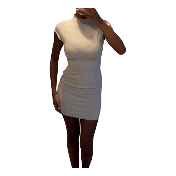 Short Stretch Knit Dress