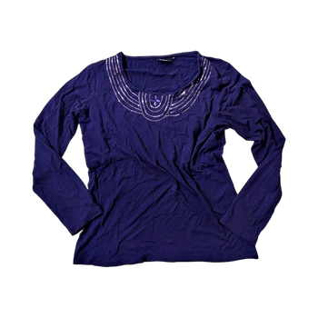 Violetti pitkähihainen paita