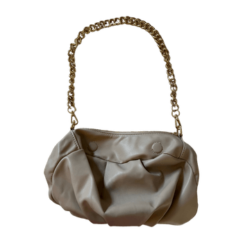 Beige olkalaukku