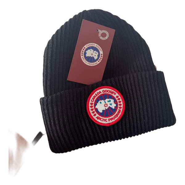 Black Canada Goose beanie