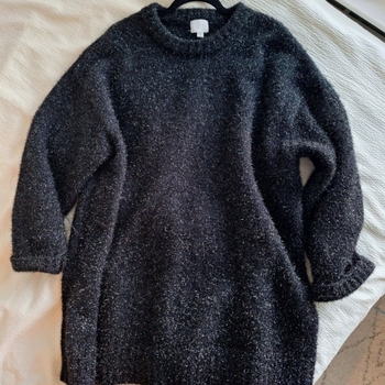 H&M oversized glitter cardigan