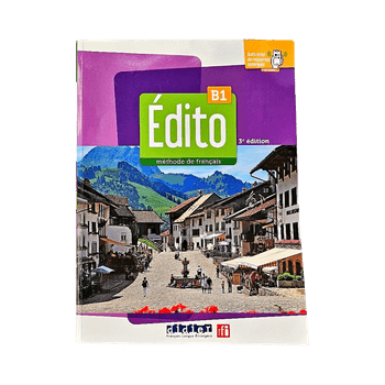 Edito B1 -oppikirja (ranska B1) 