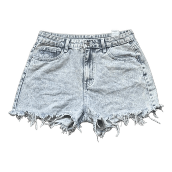 Shein grey denim shorts
