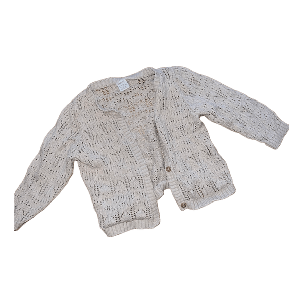 Beige Lindex kofta 86 flicka