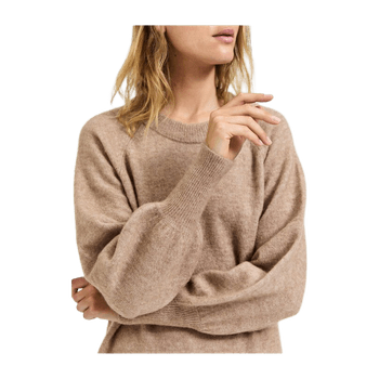 Beige wool blend dress