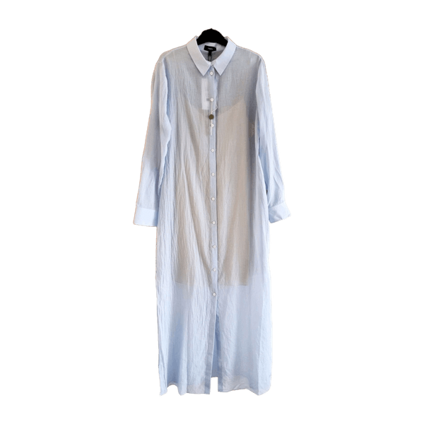 Theory cotton voile shirt dress - new!
