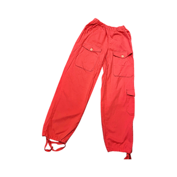 Pink cargo pants