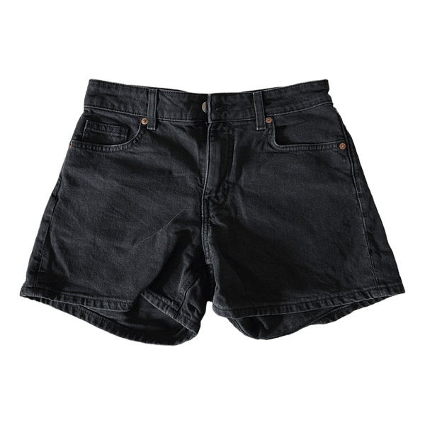 Sorte denimshorts
