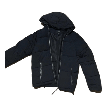 Black puffer jacket