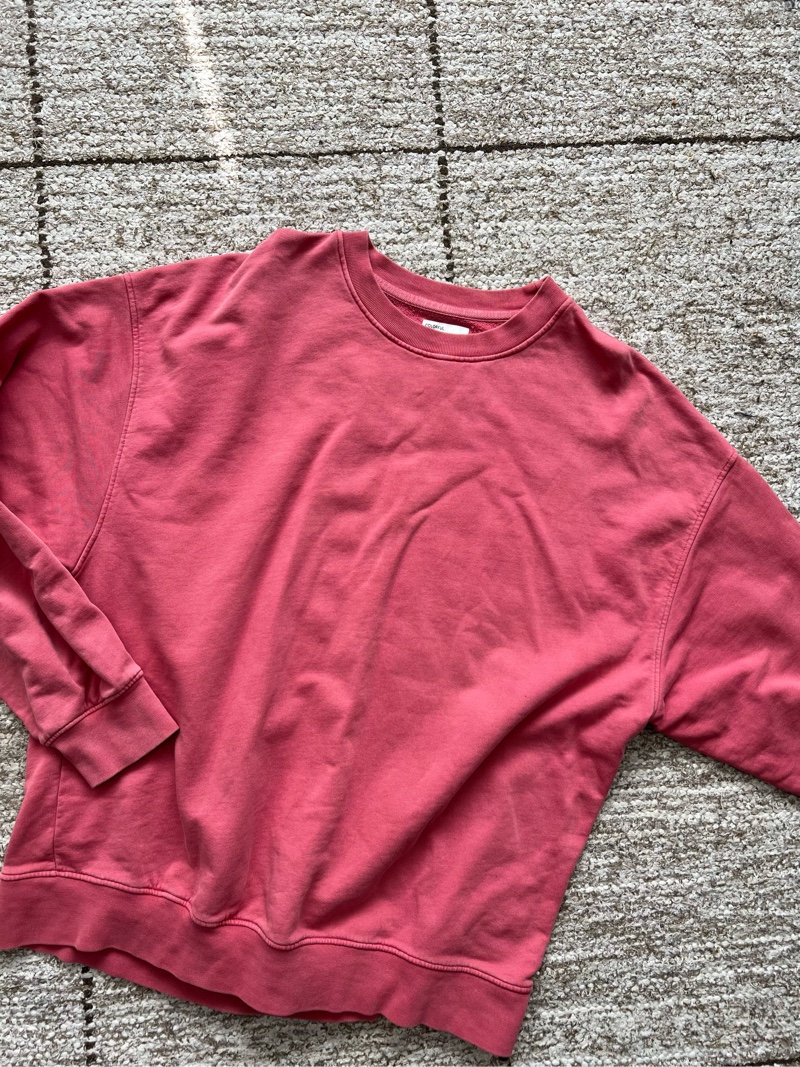 Vaaleanpunainen collegepaita xxl 