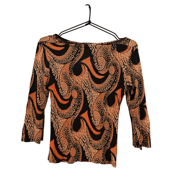 Vintage mønstret top