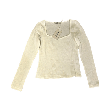 offwhite soft long sleeve top
