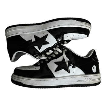 Mustavalkoiset Bape Sta -tennarit