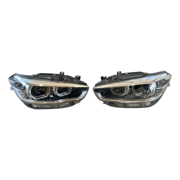 Bmw f21/f20 facelift 2017 front LED headlights with defects