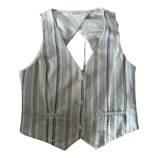 Stribet vest