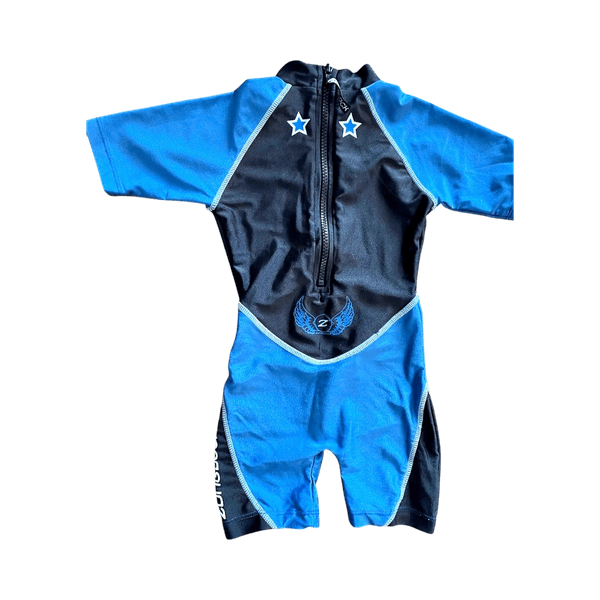 Blue black child swimsuit