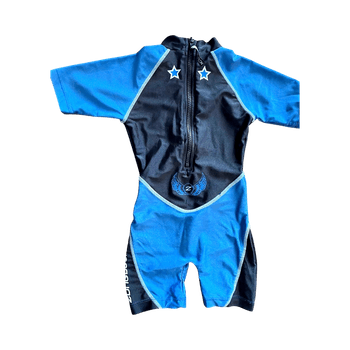 Blue black child swimsuit
