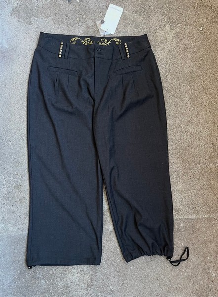 Y2k capri crop trousers shorts rare