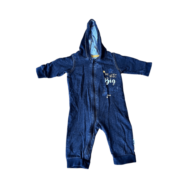 Kuutti navy hooded romper