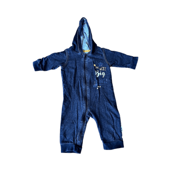 Kuutti navy hooded romper