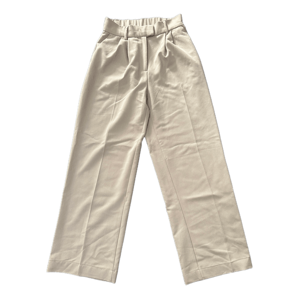 Beige løse bukser