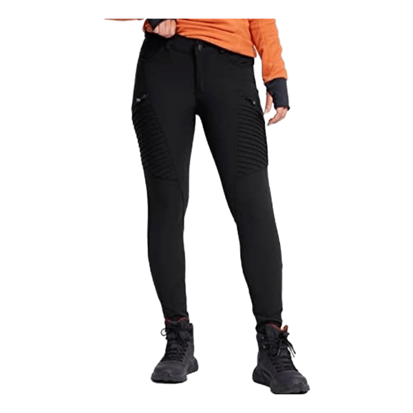 RIVRC Women's Hiking Pants Black M/38 Stretch Outdoor Trekking Zip Pockets