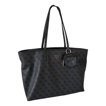 Guess black monogram tote