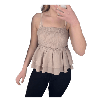 Beige röyhelötoppi