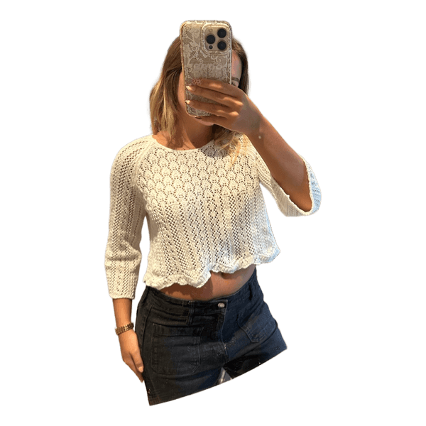 Sød trekvart top
